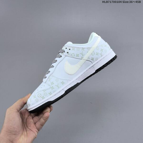 Nike SB Dunk Low Retro DIY LV black white light green EU 36-45 skate shoe