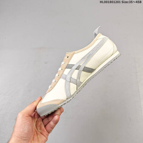 Onitsuka Tiger Mexico 66 Cream Beige Grey 35-45 Sneaker Casual Sneakers - Unisex (BS-69197)