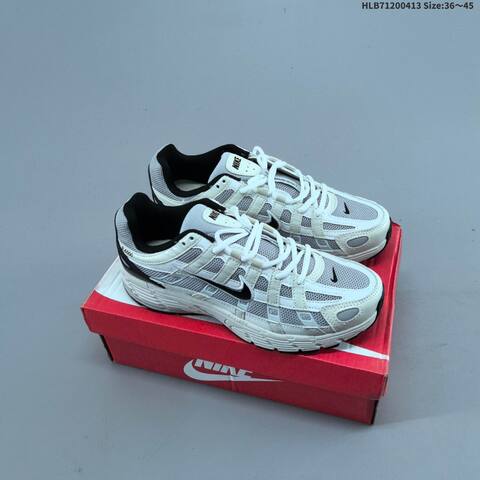 Nike P-6000 Black White EU 36-45 Running Shoe - Unisex (BS-60770)