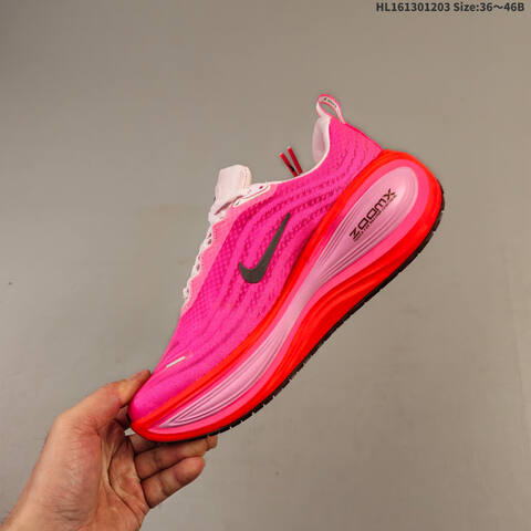 Nike Vomero Plus ReactX Air Zoom Bright Pink White Red EU 36-46 Running Shoe - Unisex (BS-62875)