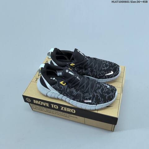 Nike Free Run 5 0 Black White Bright Crimson EU 36-45 Running Shoe - Unisex (BS-60028)