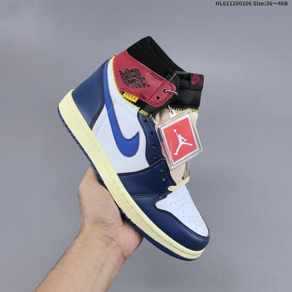 Jordan Air Jordan 1 Retro High blue/white/black/burgundy 36~46B lifestyle