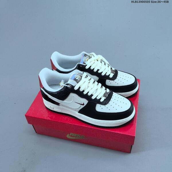 Nike Air Force 1 07 off white white black red EU 36 45 sneaker EU 36-45