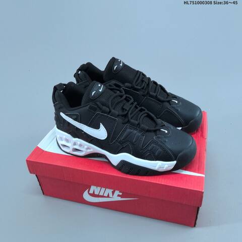 Nike Air More Uptempo Low White Black Red EU 36-45 Basketball Shoe - Unisex (BS-61420)