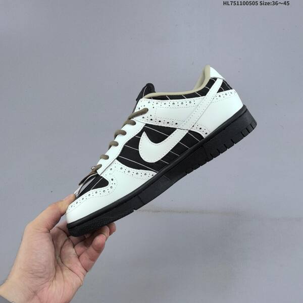 Nike SB Dunk Low white black brown beige EU 36-45 skate shoe