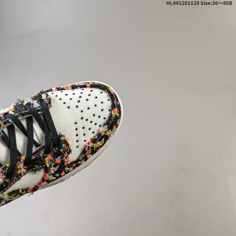 Nike SB Zoom Dunk Low white black multicolor yellow EU 36-45 skate