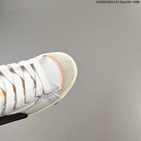 Nike Blazer Mid 77 Jumbo White Black Beige Orange EU 36-45 Skate Shoe - Unisex (BS-63248)