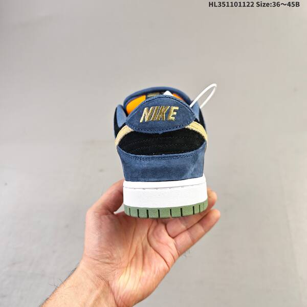 Nike SB Dunk Low Pro black blue gold white olive EU 36-45 skate shoe