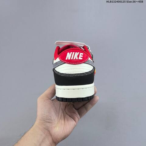 Nike Dunk SB Low Off White Black Red Grey EU 36-45 Skate Shoe - Unisex (BS-61757)