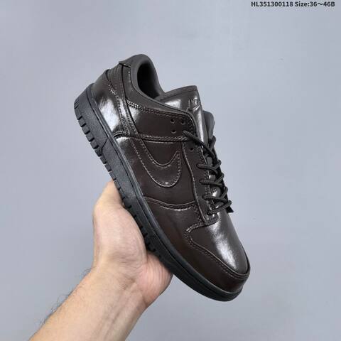 Nike Dunk Low Dark Brown Black EU 36-46 Skate Shoe - Unisex (BS-61923)