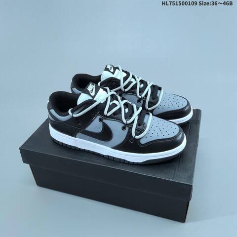 Nike Dunk Low Off White Brown EU 36-46 Skate Shoe - Unisex (BS-62102)