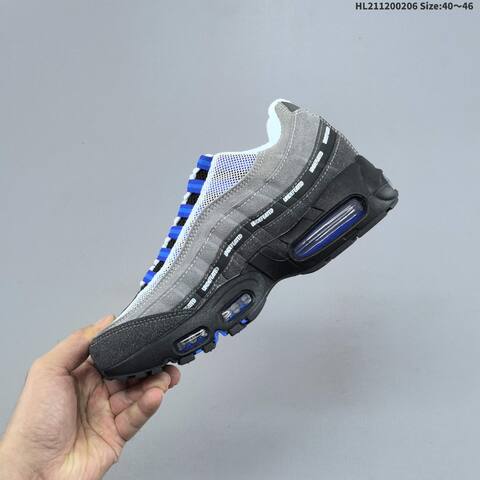 Nike Air Max 95 TT Grey Black White Blue EU 40-46 Sneaker - Men's (BS-61510)