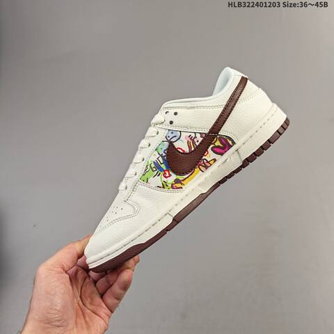 Nike SB Dunk Low Off White Brown Multicolor EU 36-45 Skate Shoe - Unisex (BS-62859)