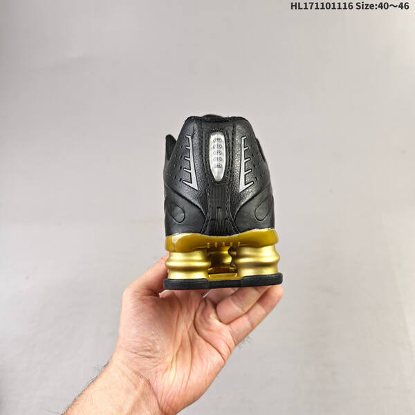 Nike Shox R4 black gold EU 40-46 sneaker