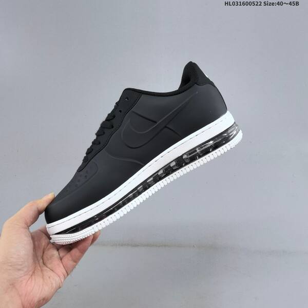 Nike Air Force 1 Posite Fl Max black white silver clear EU 40-45 sneaker