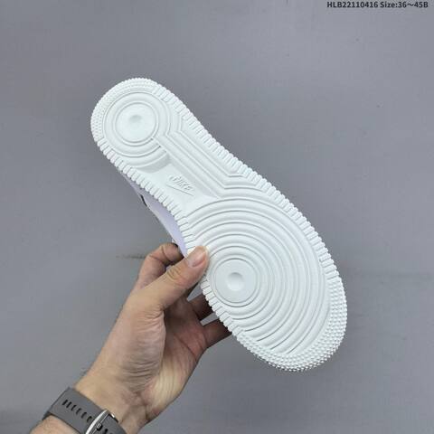 Nike Air Force 1 07 Light Grey White Silver EU 36-45 Sneaker - Unisex (BS-60700)