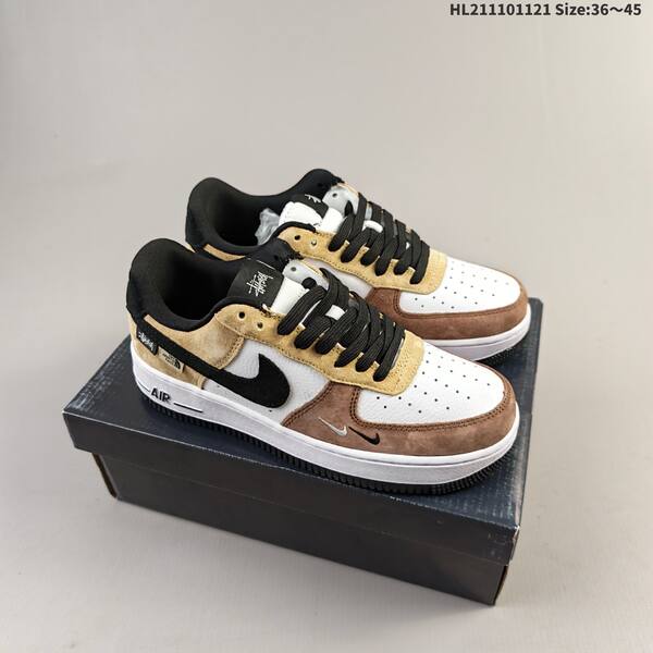Nike Air Force 1 07 Black White Pink Light Grey Dark Grey EU 36 45 skate shoe EU 36-45