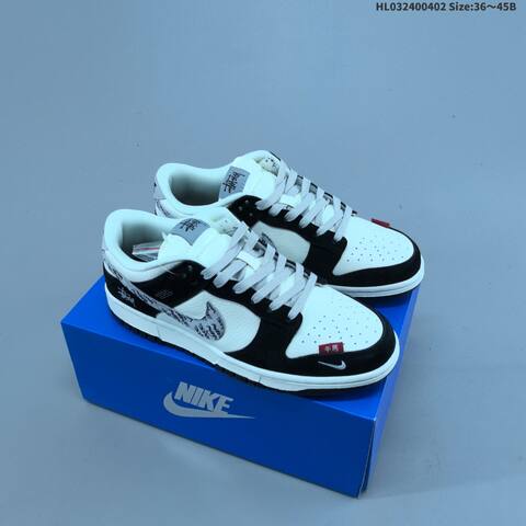 Nike Dunk SB Low white black grey red EU 36-45 skate