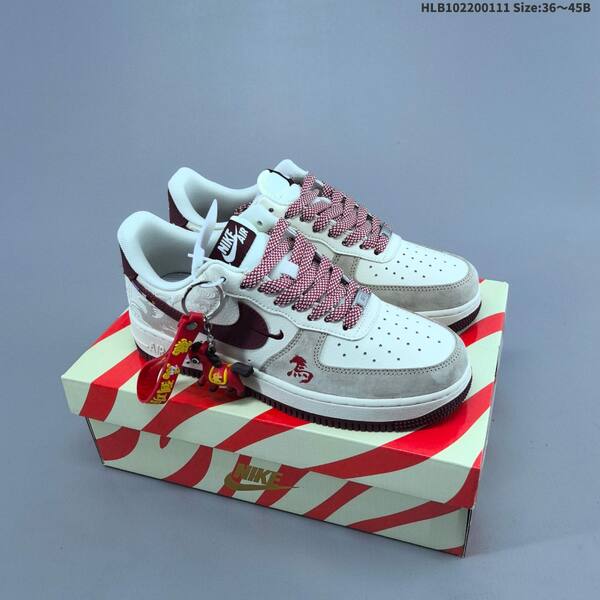 Nike Air Force 1 07 Low off white navy red EU 36-45 sneaker