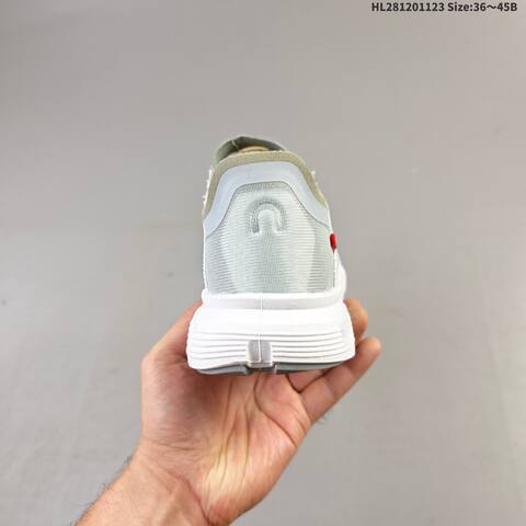On Cloud 6 Coast White Grey EU 36-45 Running Shoe Running Sneakers - Unisex (BS-69785)