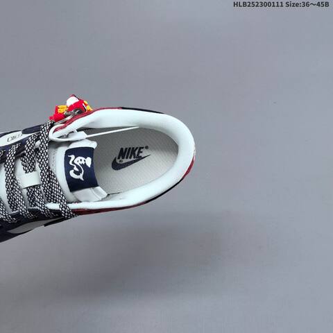Nike SB Dunk Low Retro DIY White Navy Red EU 36-45 Skate Shoe - Unisex (BS-62051)