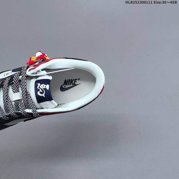 Nike SB Dunk Low Retro DIY white navy red EU 36-45 skate shoe