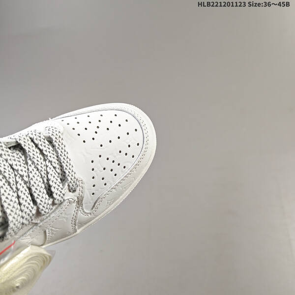 Louis Vuitton Air Jordan 1 x Travis Scott DIY white/grey/orange EU 36-45 casual
