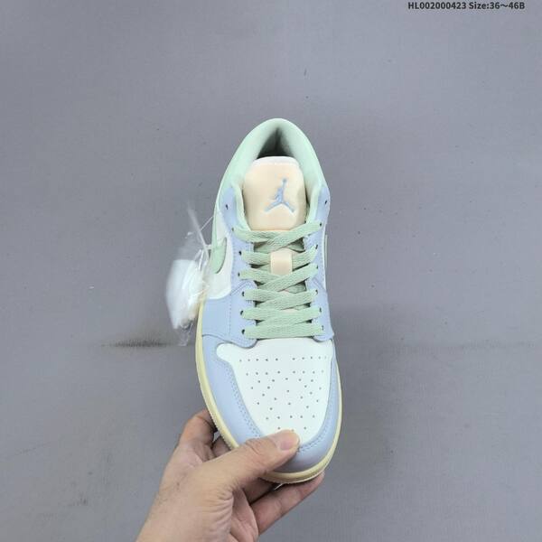 Jordan Air Jordan 1 Low white/light blue/mint green EU 36-46 casual