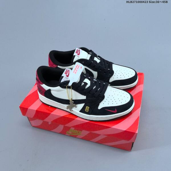 Nike Air Jordan 1 Low black/white/red EU 36-45 lifestyle