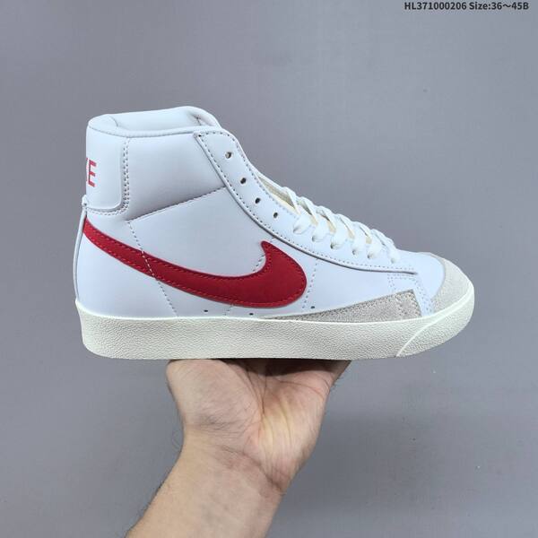 Nike Blazer Mid 77 VNTG black white sail red EU 36-45 skate shoe