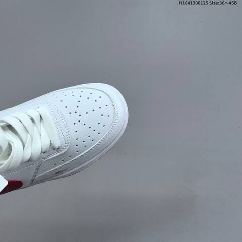 Nike Court Vision 1 Low White Red EU 36-45 Skate Shoe - Unisex (BS-61769)