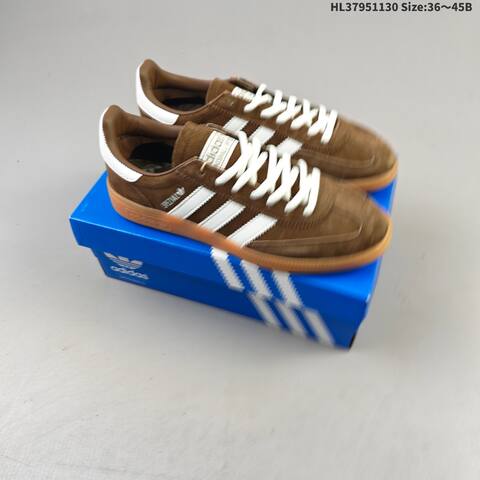 Adidas Handball Spezial Black Dark Grey Brown White Gum EU 36-45 Skate Shoe - Unisex (BS-65395)