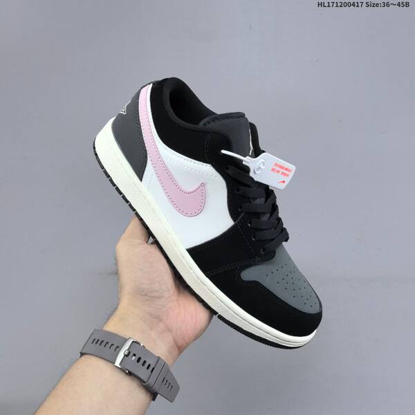 Jordan Air Jordan 1 Low Black/Grey/White/Pink EU 36-45 basketball