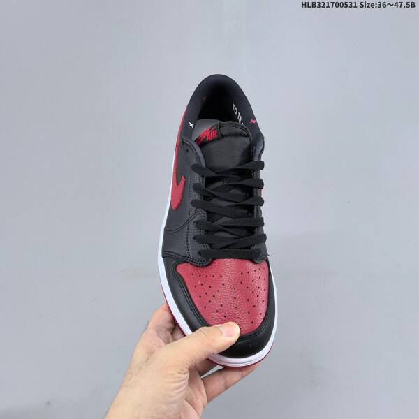 Nike Air Jordan 1 Retro Low OG black/red/white EU 36~47.5 casual
