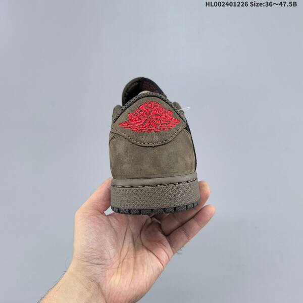 Nike Travis Scott x Air Jordan 1 Low Velvet Brown / Black / Brown EU 36-47.5 lifestyle