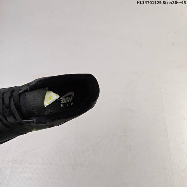 Nike Air Force 1 07 black neon green EU 36-45 sneaker