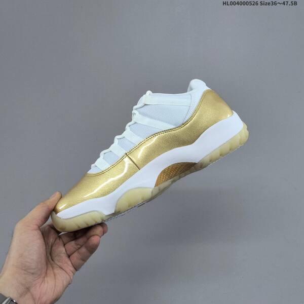 Jordan Air Jordan 11 Retro Low White/Metallic Gold EU 36-47.5 basketball