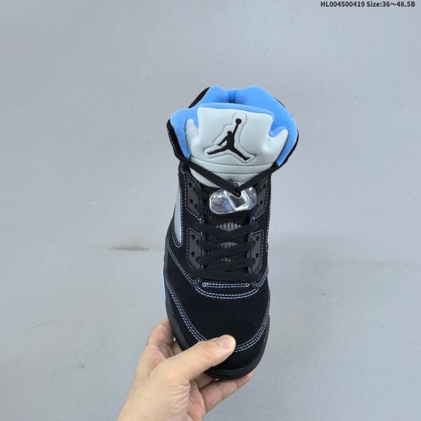 Jordan Air Jordan 5 Retro black/university blue 36~48.5 basketball