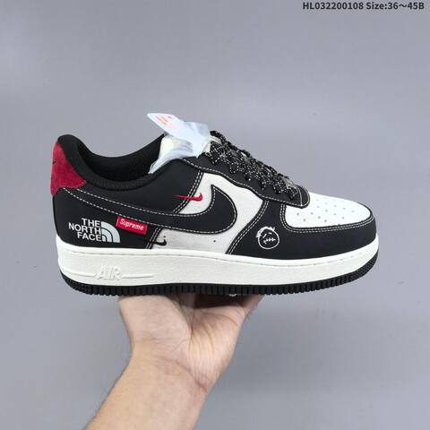 Nike Air Force 1 Low Cream Brown White EU 36-45 Sneaker - Unisex (BS-62125)