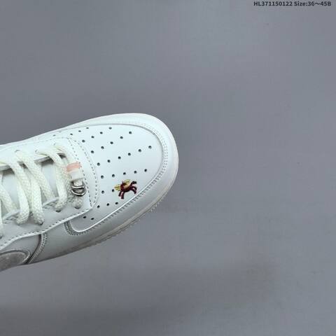 Nike Air Force 1 07 Low Join Forces IQ1143 100 Off White Light Beige Red Yellow EU 36 45 Sneaker EU 36-45 - Unisex (BS-61826)