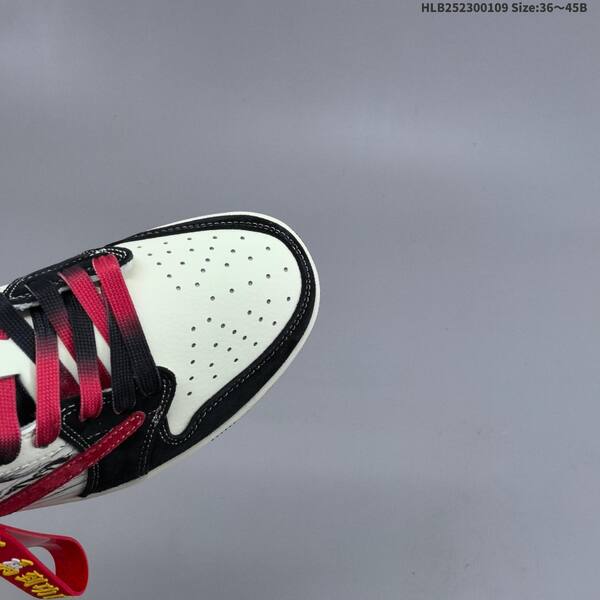 Nike Air Jordan 1 white/black/red 36~45B basketball