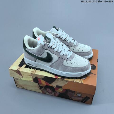 Nike Air Force 1 Low 07 Slate Blue Grey Sail Navy EU 36 41 Sneaker EU 36-41 - Unisex (BS-62306)