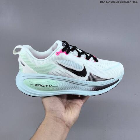Nike Vomero 18 White Black Pink Mint Light Blue EU 36-46 Running Shoe - Unisex (BS-62145)