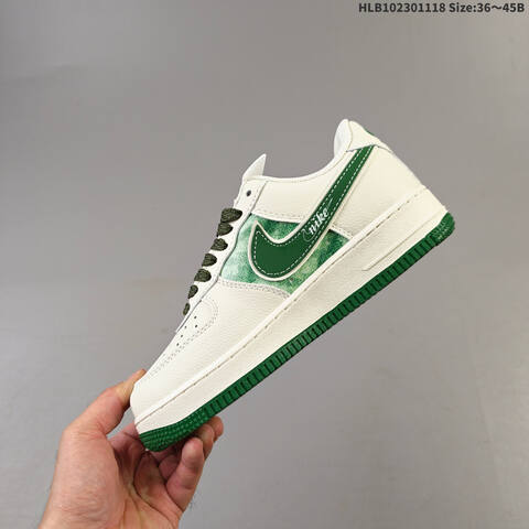 Nike Air Force 1 Low Supreme Off White Green Olive Green EU 36-45 Sneaker - Unisex (BS-63516)