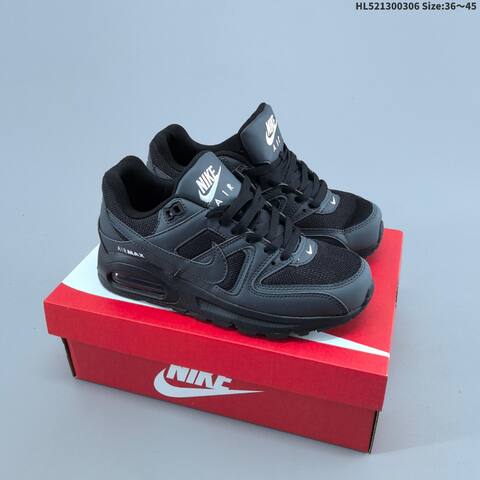 Nike Air Max Command Leather Grey Black White EU 40-45 Running Shoe - Men's (BS-61457)