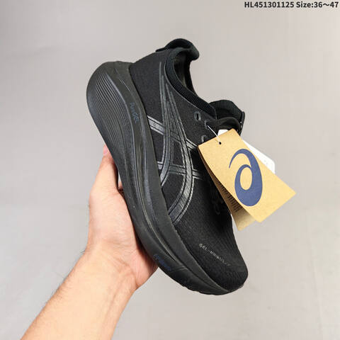 ASICS Gel-Nimbus 27 Black Teal Silver Or Grey EU 36-47 Running Shoe Running Sneakers - Unisex (BS-69233)