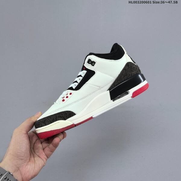 Jordan Air Jordan 3 OG white/black/red 36-47.5 basketball