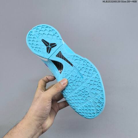 Nike Kobe 6 Year Of The Horse Light Blue Purple Black White EU 38-46 Basketball Shoe - Unisex (BS-61654)