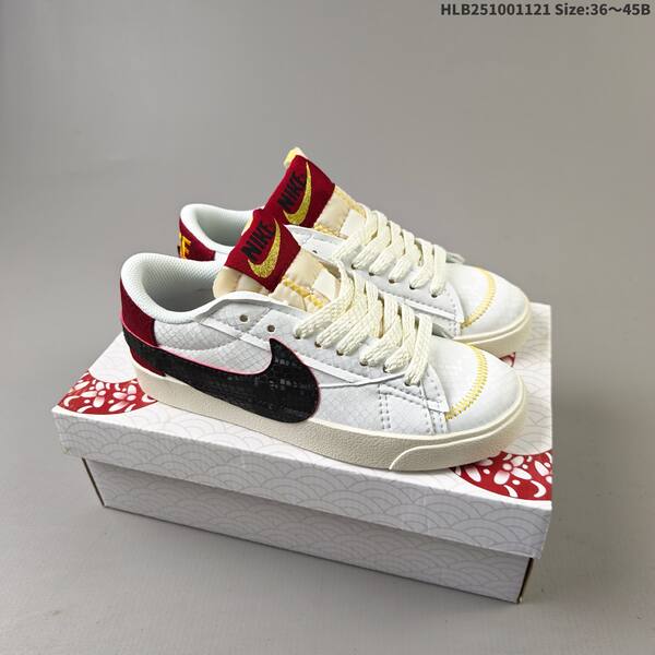 Nike Blazer Low 77 JUMBO white black red beige EU 36-45 skate shoe