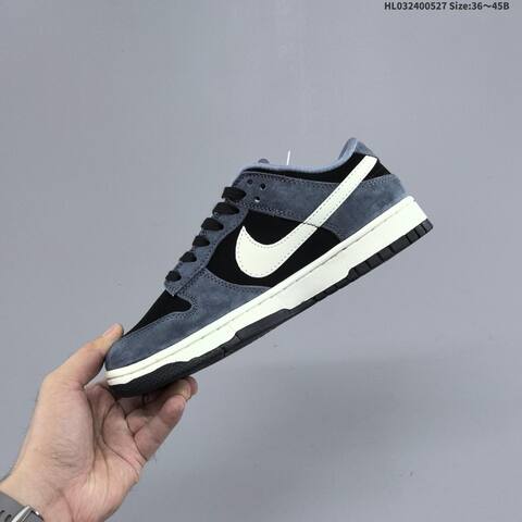 Nike Dunk SB Low Supreme Black Grey Sail Red EU 36-45 Skate Shoe - Unisex (BS-60091)